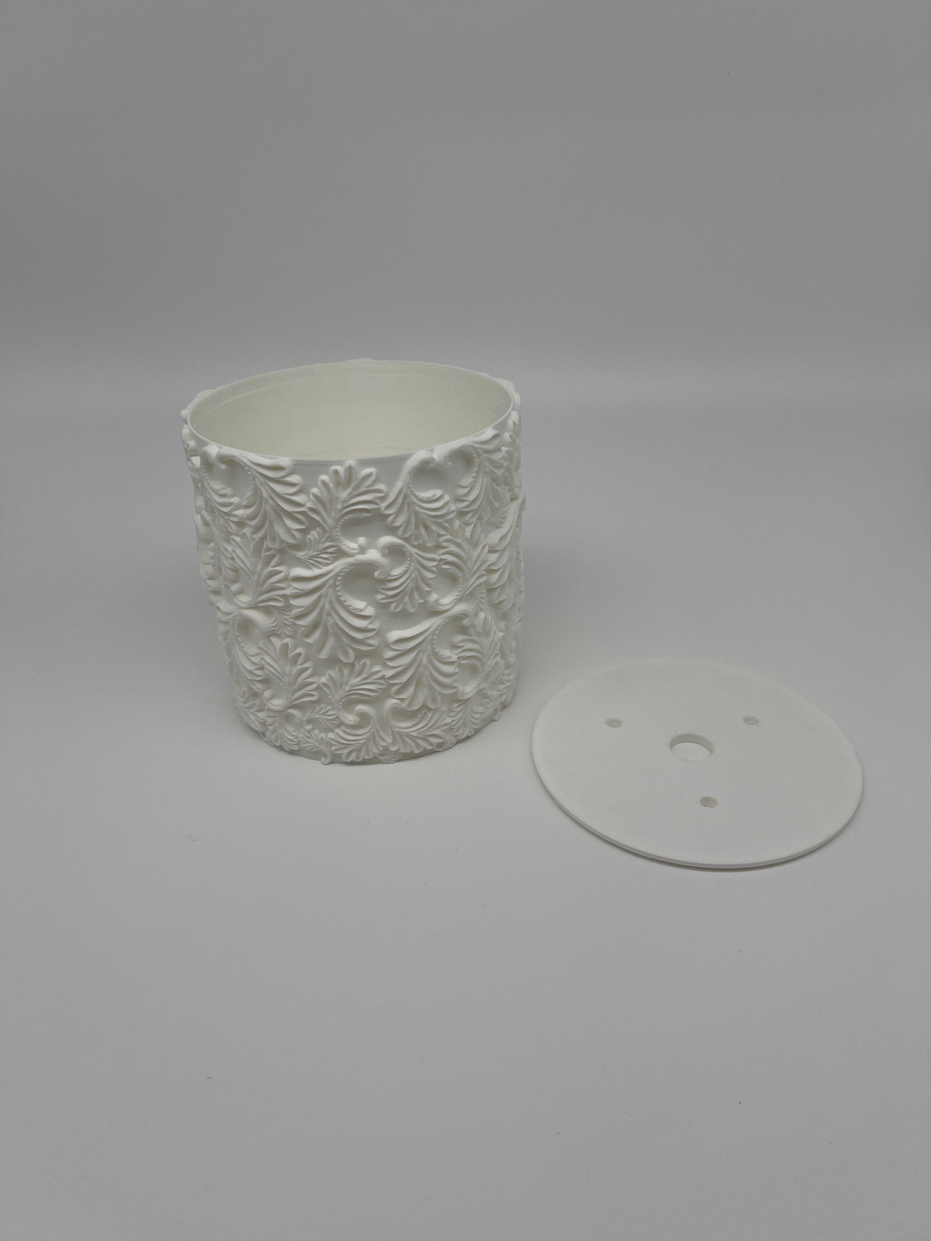 Outlet 6" x 6" Baroque Separator - White - Misprint - Prop Options