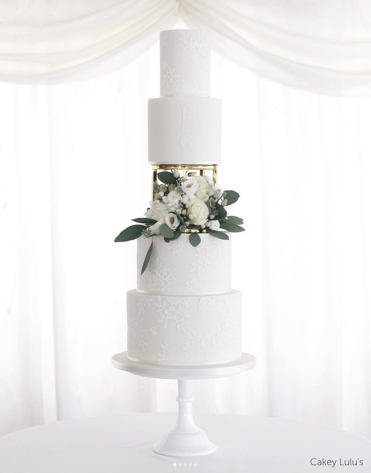 SuperCoolCreations Clear Acrylic Cake Pillars – Square, Gloss Finish (6-12 Inches, 4-Piece Set)