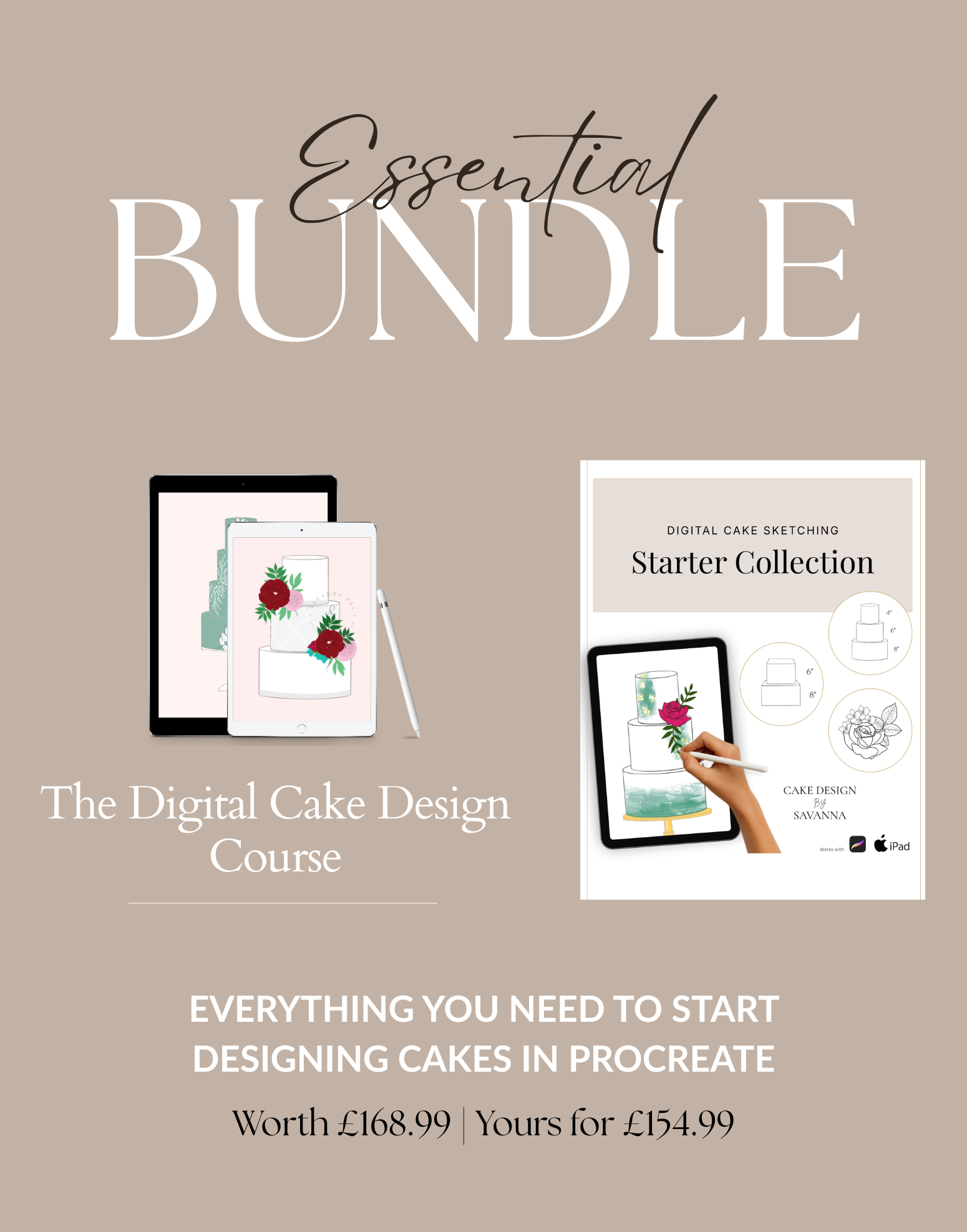 Digital Course Essential Bundle Procreate