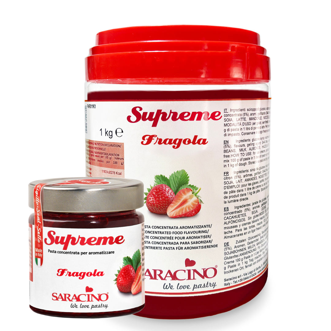 Saracino Strawberry Food Flavor Paste - 200g & 1kg