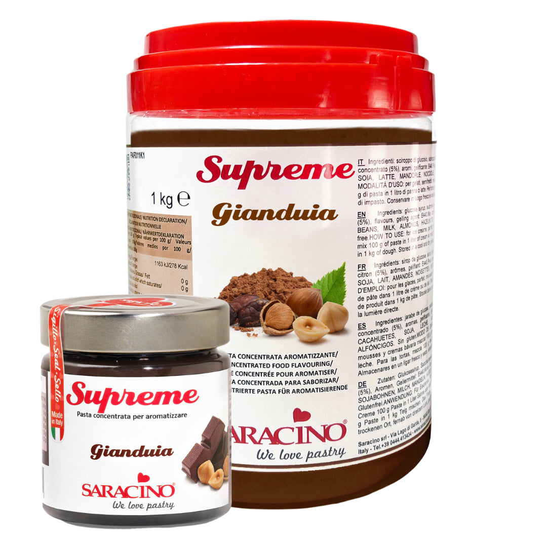 Saracino Chocolate Hazelnut Flavour Paste - 200g & 1kg