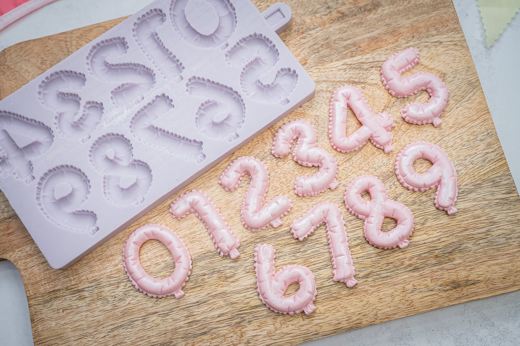 Balloon Numbers Silicone Mould
