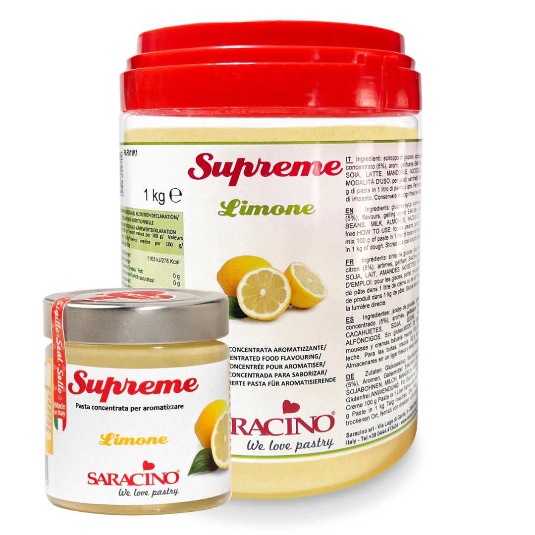 Saracino Lemon Food Flavour Paste - 200g & 1kg