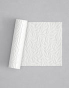 No.21 Olive mini 4" texture rolling pin with its pattern rolled out on white fondant - Prop Options