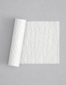 No.41 Vineyard mini 4" texture rolling pin with its pattern rolled out on white fondant - Prop Options