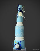 The Ola Spacer reeded modular cake separator, Prop Options x CakesForAll