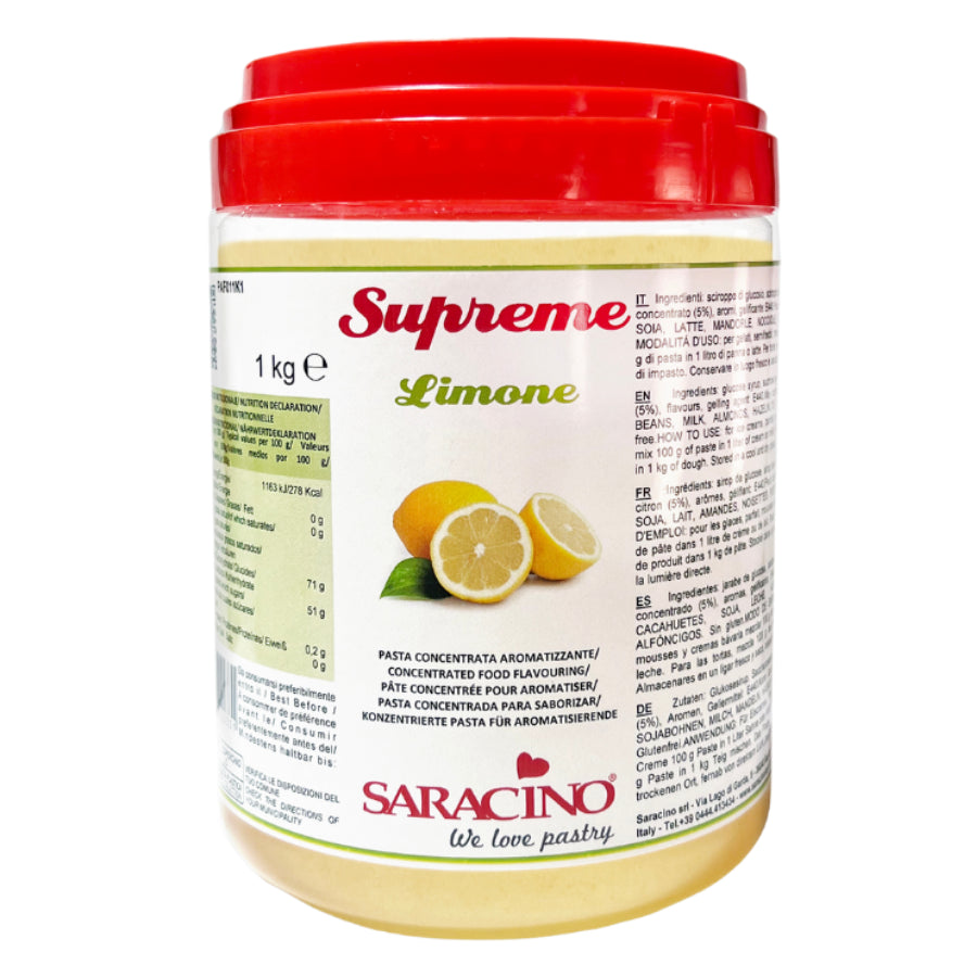 Saracino Lemon Food Flavour Paste - 200g & 1kg