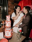 Silver Column Separator - Valentines Cake Flourish & Flotts