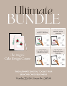 Digital Cake Design Course - Ultimate Bundle - Procreate - Prop Options
