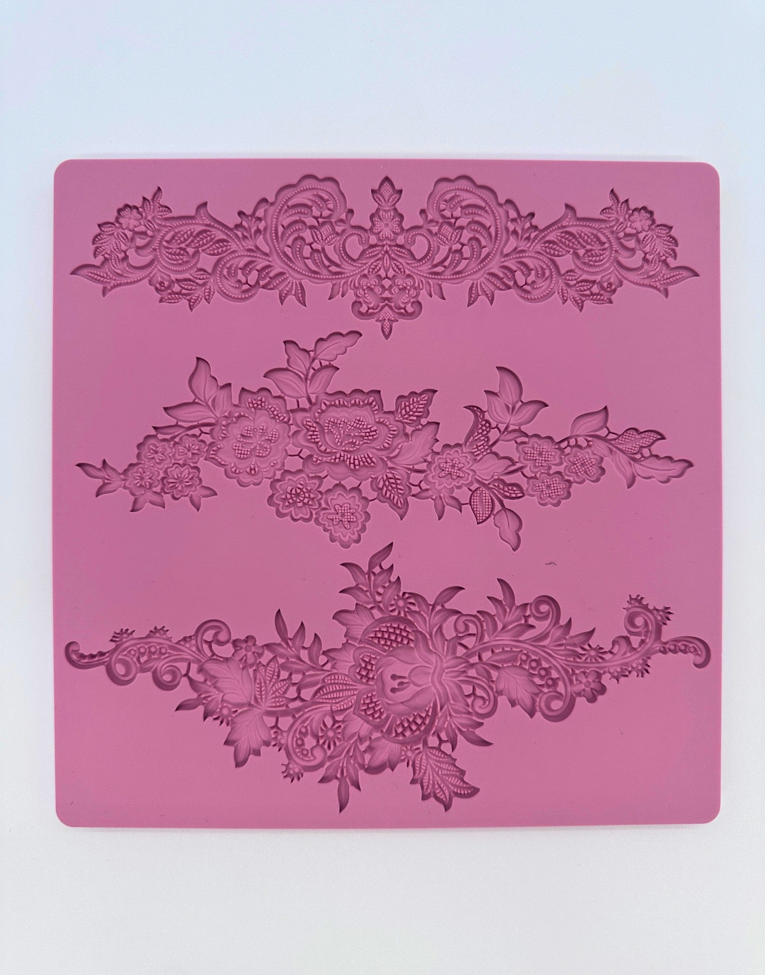 Angela Morrison Silicone Moulds – Lace & Floral Collection - Prop Options