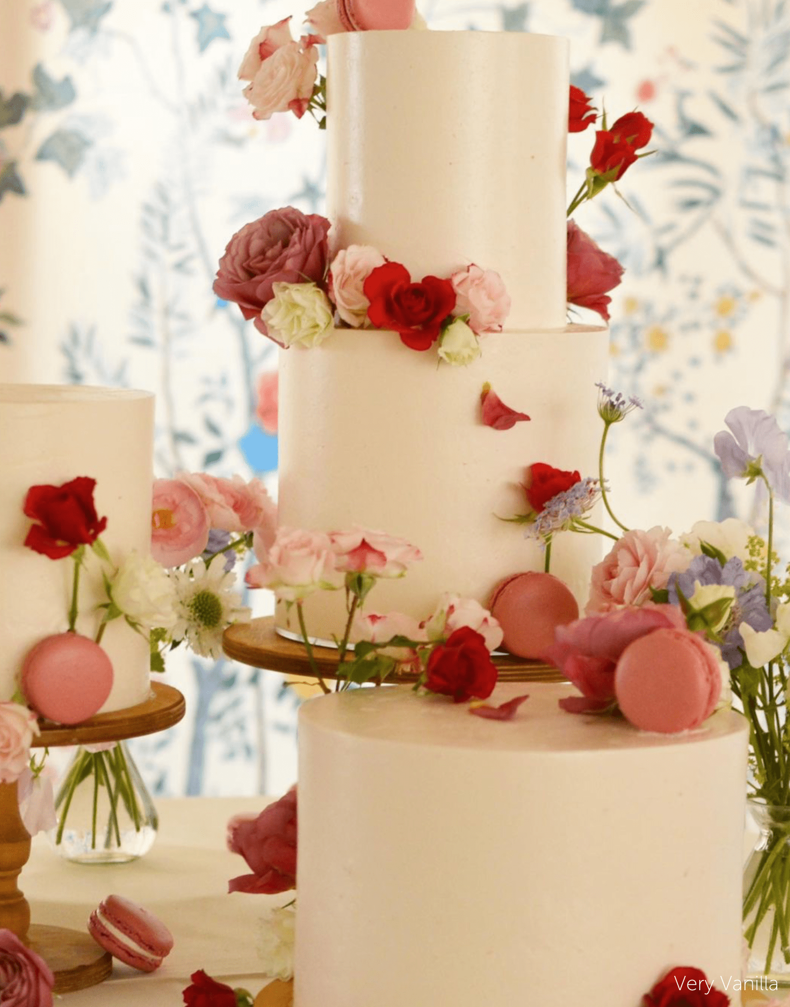 PropBundles - Trio of Original Scandinavian Birch Pedestal Cake Stands - Same Diameters - Prop Options