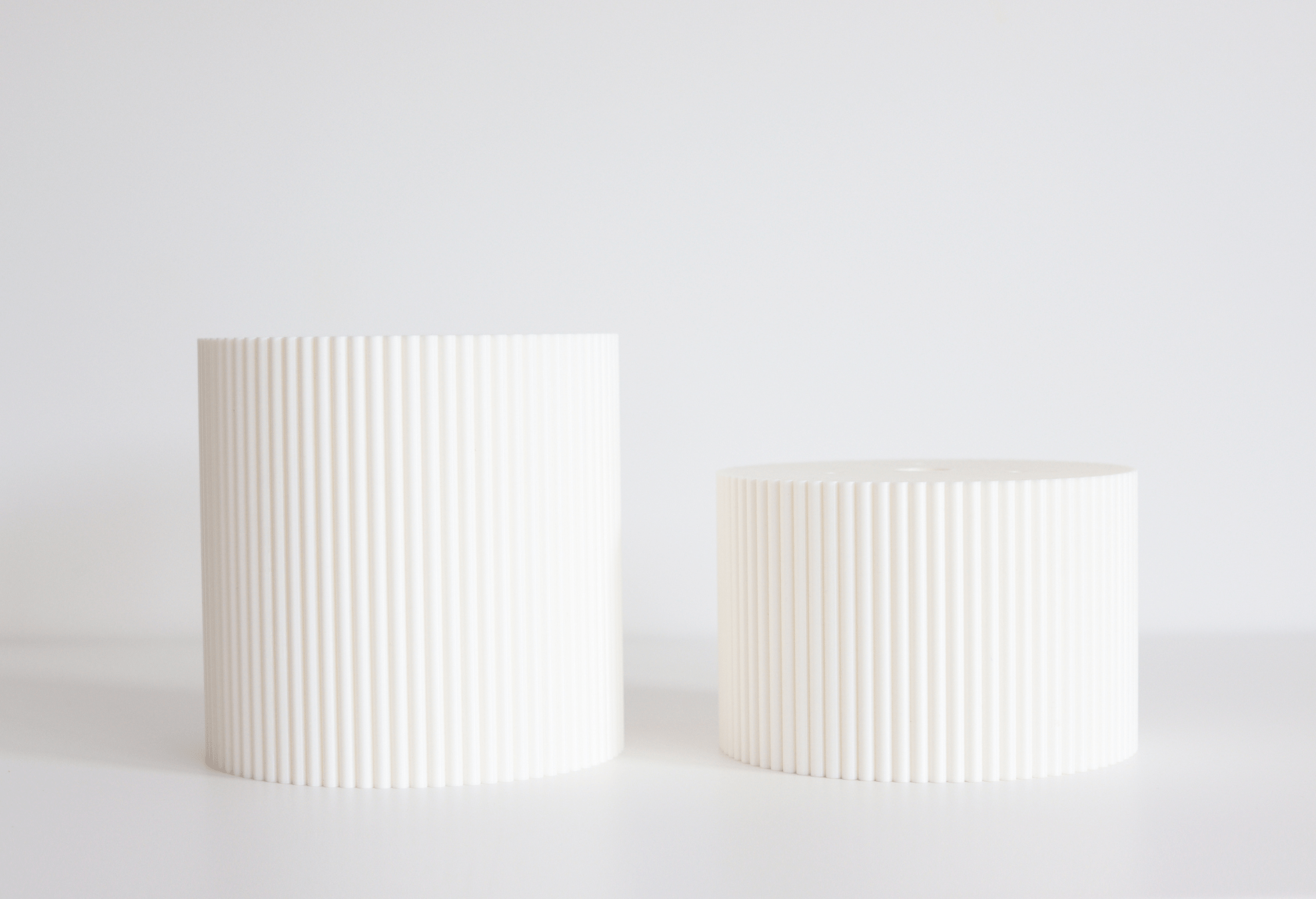 Round Reeded Cake Separator - Prop Options