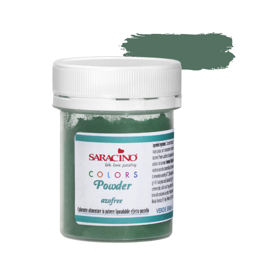 Grass Green Edible Colour Dust - Cake Decoration Powder