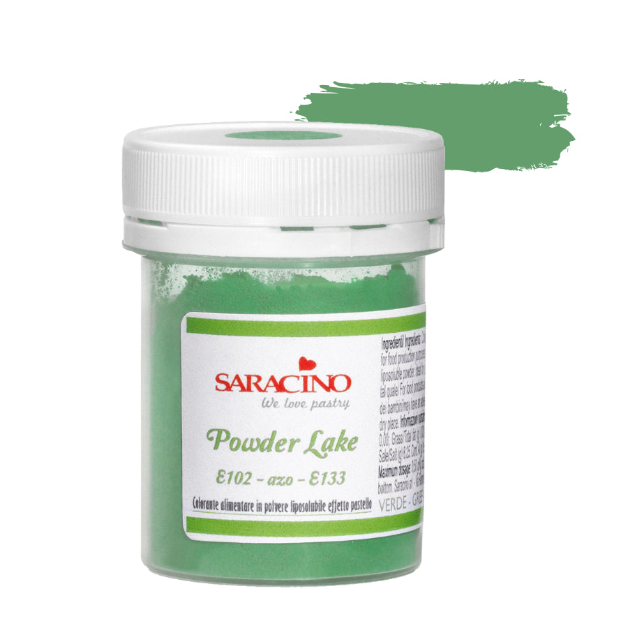 Green Edible Colour Dust - Fat Soluble Cake Decorating Powder
