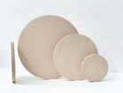 Outlet Birch Ply Disc Cake Board - 12" Natural - Imperfect - Prop Options (placeholder image)