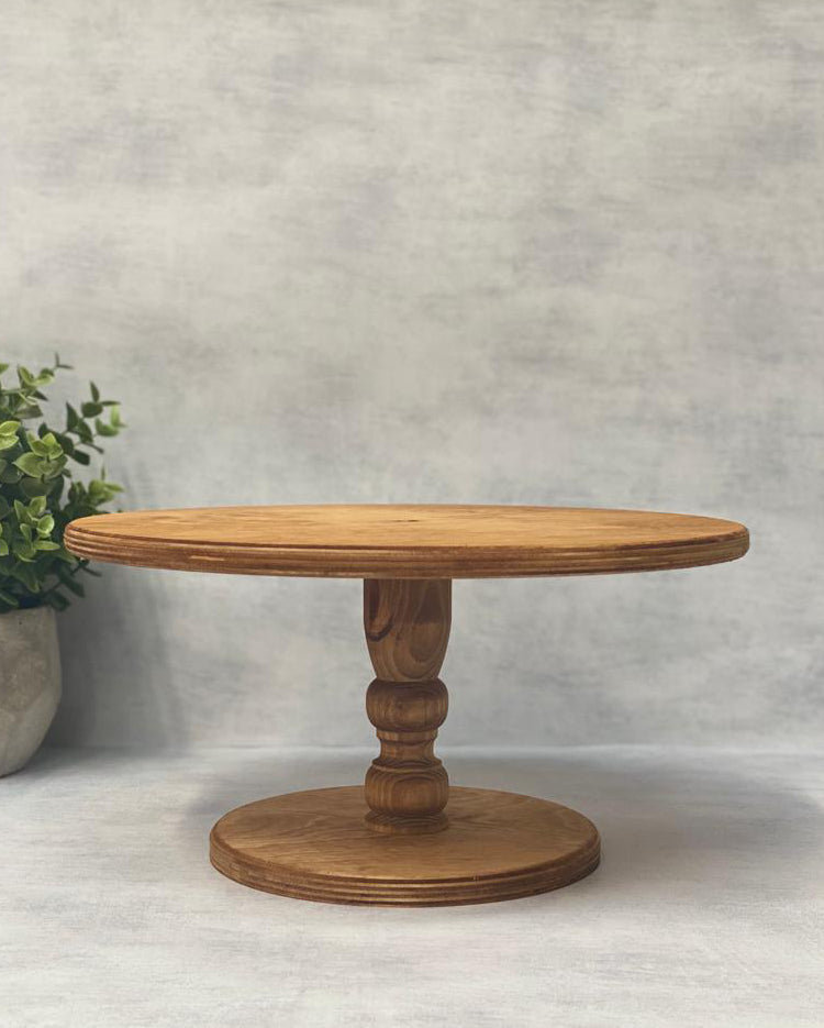 The Original Scandinavian Birch Cake Stand in a light finish - Prop Options